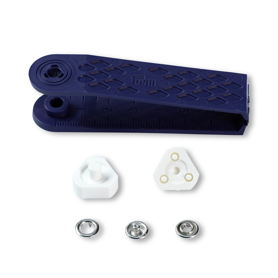 PRYM Knoflík stiskací JERSEY 8 mm - růžový, světlemodrý a perleťový