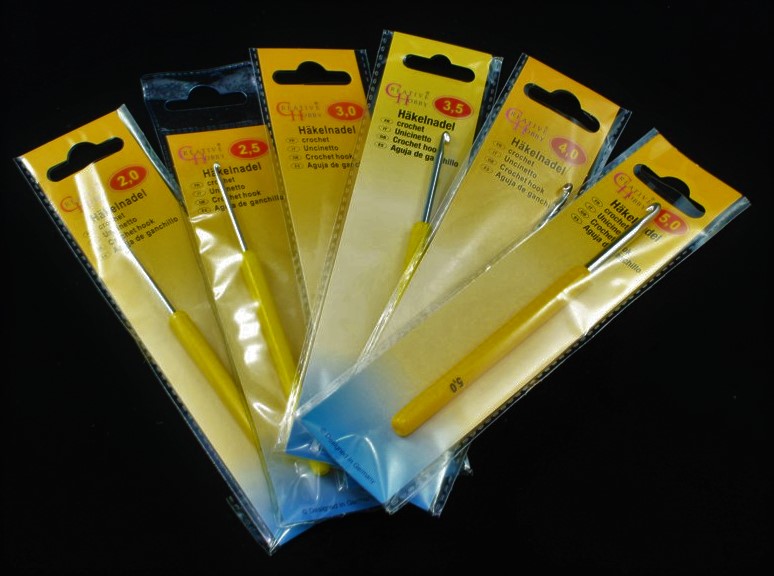Háček pletací s ručkou 3,5 mm