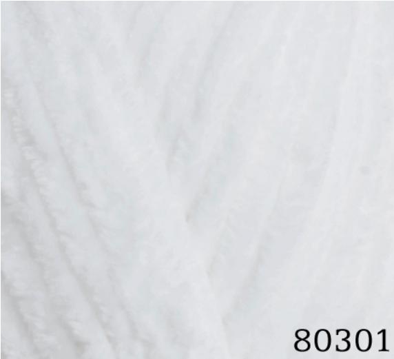 Pletací příze Himalaya Dolphin Baby 80301 - bílá