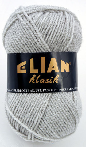 Pletací příze Elian Klasik 130 - šedá
