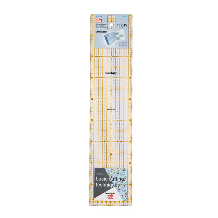 Pravítko PATCHWORK 10x45 cm - 39028