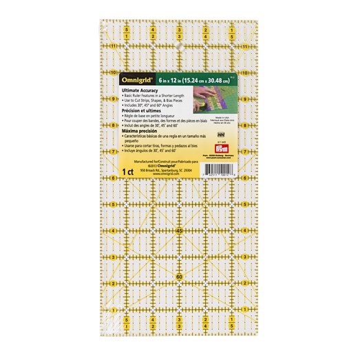 Pravítko PATCHWORK 6x12 Inch - 39027