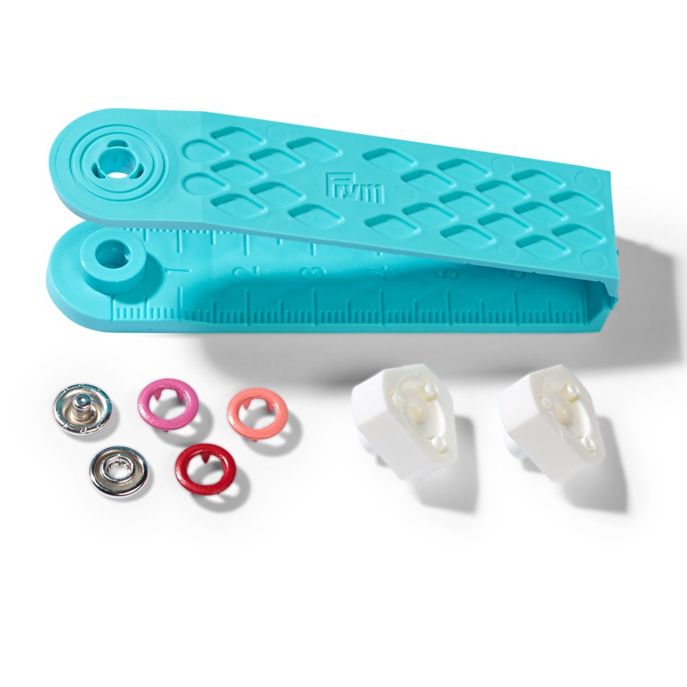 PRYM Knoflík stiskací JERSEY 8 mm - červený
