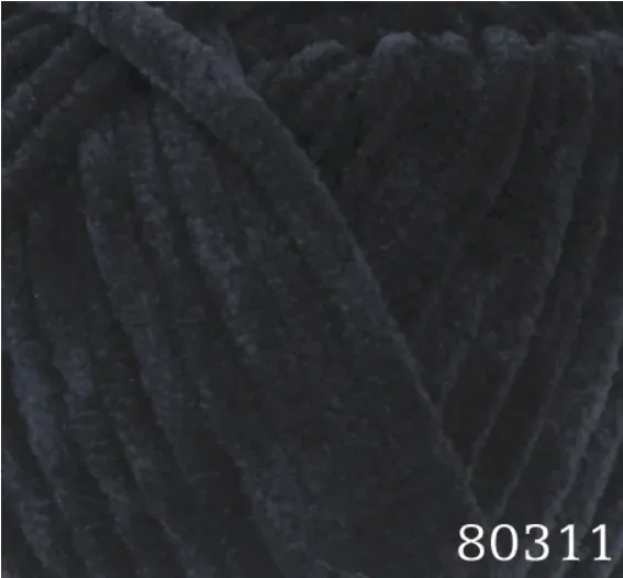 Pletací příze Himalaya Dolphin Baby 80311 - černá