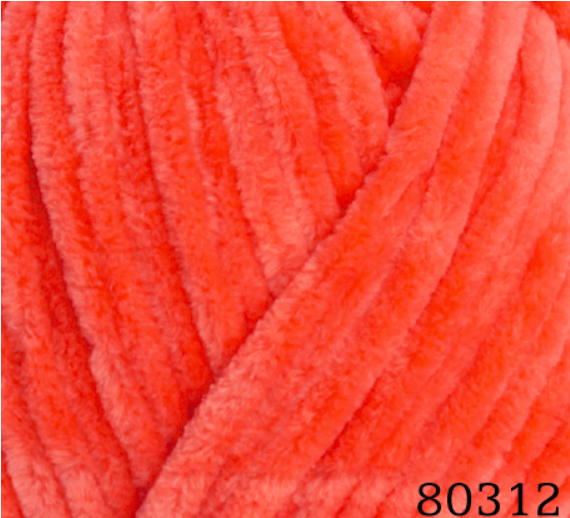 Pletací příze Himalaya Dolphin Baby 80312 - oranžová