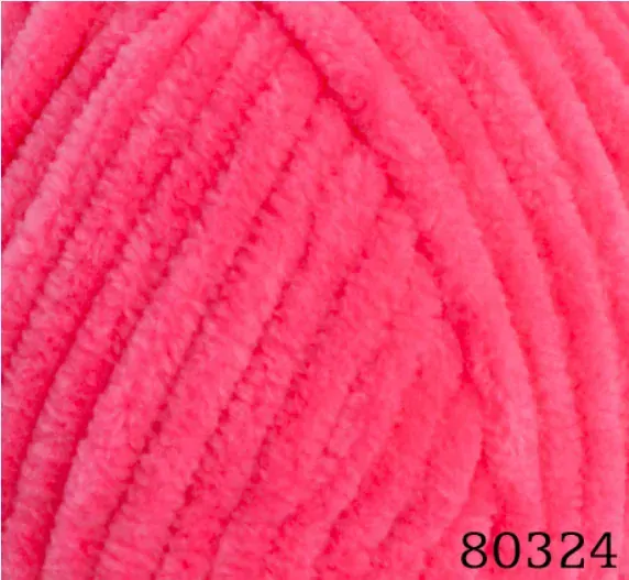 Pletací příze Himalaya Dolphin Baby 80324 - sytě růžová