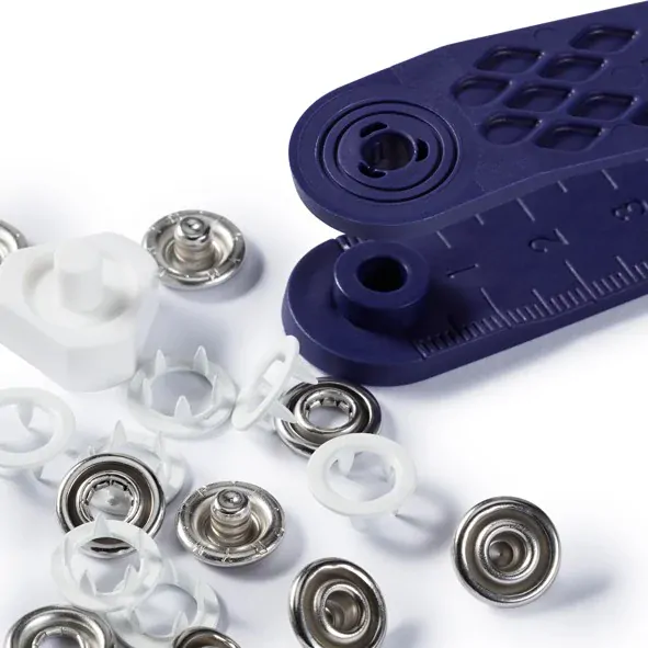 PRYM Knoflík stiskací JERSEY 10 mm - bílý