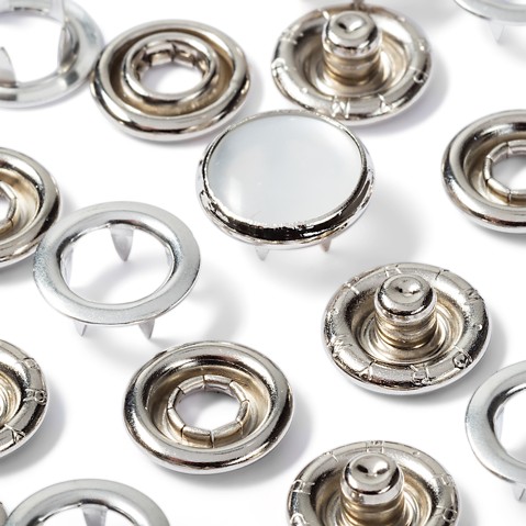 PRYM Knoflík stiskací JERSEY 12 mm - perleťový (náhradní)