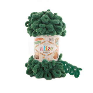 Příze Alize Puffy 532 - lesní zelená
