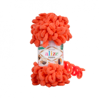 Příze Alize Puffy 619 - korálová