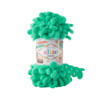 Příze Alize Puffy 741 - nefritově zelená