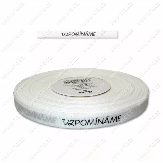 Stuha VZPOMÍNÁME 9 mm 12107
