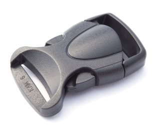 Spona trojzubec 25 mm černá (K069)