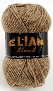 Pletací příze Elian Klasik 454 - hnědá