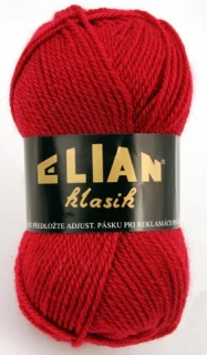 Pletací příze Elian Klasik 1426 - červená