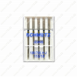 SCHMETZ Jehly strojové 705 H JEANS 110 (5ks)