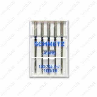SCHMETZ Jehly strojové 705 H JEANS 100 (5ks)