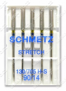 SCHMETZ Jehly strojové 705 H STRETCH 90 - 5 ks