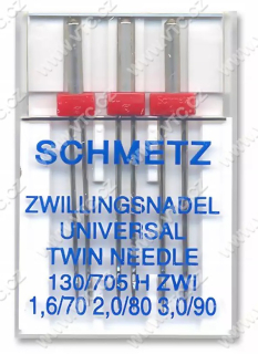 SCHMETZ Dvojjehla 705 H-ZWI Assortiment